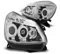 Scheinwerfer Angel Eyes Tuning Tec Para Renault Clio 3 2005-2009 Cromado