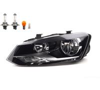 Scheinwerfer DTV Izquierda Para VW Polo 6R 06/09-03/14 Halógeno H4 Con Lámparas