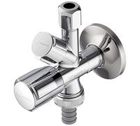 Schell 35450699 Válvula de conexión combinada de latón 1/2", Cromo, 1-Pack
