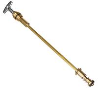 Schell Eje superior de latón con llave de tubo para accesorios de pared exteriores resistentes a las heladas, accesorios exteriores cromados polares mate 221450099, cromados
