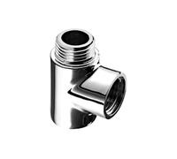 Schell Pieza en T 1/2 ", Cromo
