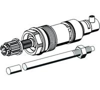 Schell Polar II Parte Superior Incl. Huso para 2 Außenwandarmatur 222360099