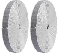 Schellenberg 10289 Cinta de persiana enrollable 22mm, 7,5m, gris (Paquete de 2)