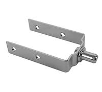 Schellenberg 10310 Horquilla para Ejes de Madera con Pasador de Eje, 12mm, Gris