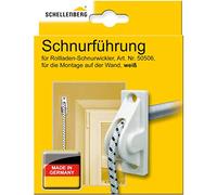 Schellenberg 11034 Guía de cuerda con muelle espiral para persianas enrollables, blanco