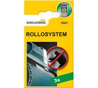 Schellenberg 19201 Suspensión de persiana Mini 3 Piezas, para Ejes de Tubo de Acero de 40 mm, Plateado, Set