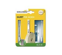 Schellenberg 44304 Juego de reparación para cintas de persiana (14 mm x 4.3 m) color beige