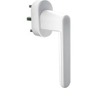 Schellenberg 46506 Manilla de Alarma de Seguridad, asa de Ventana, 37 mm, Blanca