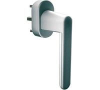 Schellenberg 46509 - Mango de Seguridad (37 mm, para Ventanas, Puertas de Balcones y terrazas), Color Plateado