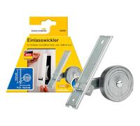 Schellenberg 50000 Maxi bobinadora de entrada para correas de persiana con un ancho de 23 mm y una longitud de 5,6 m, espacio entre agujeros de 13,5 cm