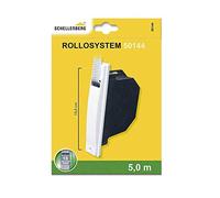 Schellenberg 50144 Rodillo de entrada MINI para cintas de persiana de 16 mm de anchura, Distancia entre taladros: 15 cm, blanco