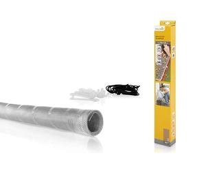 Schellenberg 50355 Tejido protector de aluminio, resistente a los golpes y a la intemperie 50x125 cm