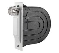 Schellenberg 50602 Enrollador en Entrada, Incl. Placa de Cubierta, Distancia entre agujeros 11,8 cm