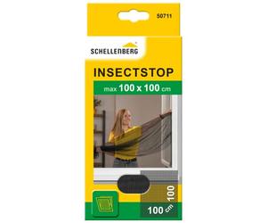 Schellenberg 50711 Mosquitera protección anti insectos y moscas para ventanas, 100x100 cm