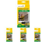 Schellenberg 50711 Mosquitera protección Anti Insectos y Moscas para Ventanas, 100x100 cm (Paquete de 4)