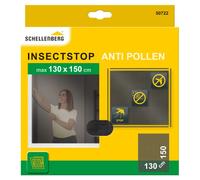 Schellenberg 50722 Juego de mosquitera antipolen, 130 x 150 cm, Antracita