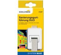 Schellenberg 51207 Guía de correa de bisagra DUO Maxi, blanco