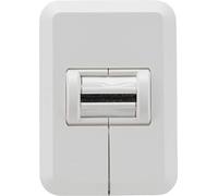 Schellenberg 51208 Guía de Correa de bisagra Duo Maxi, Color Blanco