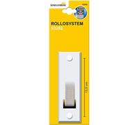 Schellenberg 53202 Placa de Cubierta, Blanco, Distancia entre agujeros 13,5 cm
