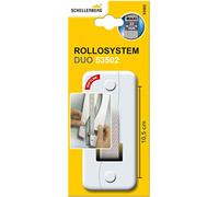 Schellenberg 53502 Placa de cubierta DUO Maxi, 105mm, blanco, Distancia entre agujeros 10,5 cm