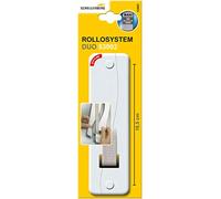 Schellenberg 53902 Placa de Cubierta Duo Maxi, 185mm, Color Blanco, Distancia entre agujeros 18,5 cm