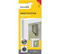 Schellenberg 57000 Mosquitera reparación de cinta adhesiva de tejido de fibra de vidrio, antracita, 5 x 100 cm