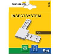 Schellenberg 70104 Juego de unión de esquinas PLUS, pieza de recambio para marcos de mosquitera, blanco