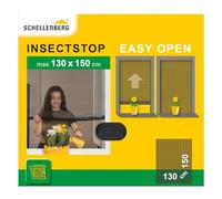 Schellenberg 70474 Mosquitera ventana Easy Open, 130 x 150 cm, antracita