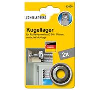 Schellenberg 83800 Rodamiento de bolas para persianas Maxi, 2 piezas