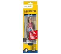 Schellenberg mosquitera magnética para puerta, 90x210 cm, antracita, cierre automático con imanes, fijación adhesiva sin taladrar, poliéster resistente UV, lavable y recortable, 50628