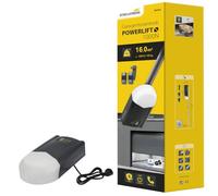 Schellenberg Motor para puertas de garaje Powerlift 1000 N, Superficie máxima de la puerta 16 m², fuerza de tracción 1000 N, Incluye 2 transmisores manuales de 4 canales de 433,92 MHz, 60304