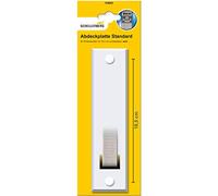 Schellenberg Placa de Cubierta de la devanadora de Correa Maxi estándar, 185 mm, Blanca, White