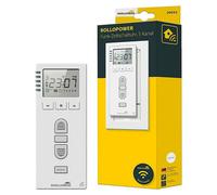 Schellenberg Temporizador de radio 20032 Premium Blanco 5 canales hasta 25 productos