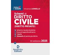 Schemi di diritto civile (diritto privato) 2025 (Il diritto in schemi)