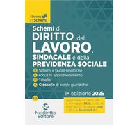 Schemi di diritto del lavoro 2025 (Il diritto in schemi)