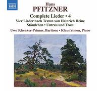 Schenker-Primus / Simon – Pfitzner: Canciones completas, vol. 4 – NAXOS