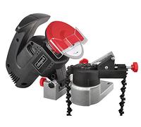 Scheppach Afilador de cadena KS1200 | 200 W de potencia | disco abrasivo de 100 mm de diámetro | orificio de 10 mm de diámetro | gran protección contra radiofrecuencias | diseño compacto | carcasa