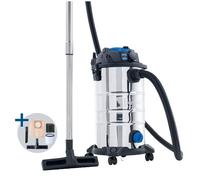 Scheppach Aspiradora en Seco y Húmedo VC30 Premium SCH4046664256304 - 1500 W - Tanque de Acero Inoxidable 30 L