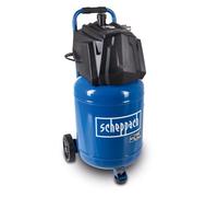 Scheppach Compresor de aire comprimido de pie HC35 V | 10 bar de presión | caldera de 30 L | 230 V 1500 W | potencia de aspiración 180 l/min | sin aceite y bajo mantenimiento | reductor de presión,