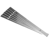 Scheppach - Cuchillas desechables (6 unidades, 260 x 17,5 x 1 mm, distancia entre orificios, 175 mm)