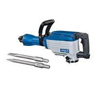 Scheppach DAB1600 Martillo Demoledor Eléctrico para Mampostería y Hormigón con Fuerza de Impacto de 50J, 1600W, Azul, Plata, Negro