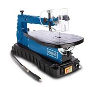 Scheppach DECO-FLEX SL | Velocidad 550-1500min-1 & Carrera de oscilación de hoja 18 mm | Mesa reclinable 45° | Altura & Ancho de corte 500/405mm | LED orientable | Estuche incluido