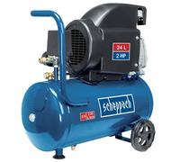 Scheppach HC26 Compresor Horizontal 24L 1500W
