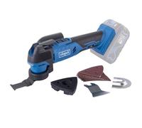 Scheppach Herramienta multifunción con batería C-MT40-X 20 V Multitool | Velocidad 10000-40000 min-1 | Ángulo de oscilación 3,2° | Serie IXES 20 V | con adaptador de aspiración y arranque suave | (sin