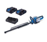 Scheppach Kit cortasetos inalámbrico BC-HT720-X 20V - Longitud de corte 65 cm con 2 baterías 4 Ah y cargador doble