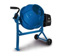 Scheppach Mezclador de hormigón MIX65, 230 V, 220 W, 63 L/55 kg, velocidad de rotación 27,5 rpm, apertura de tambor de 26 cm, duradero y resistente, compacto y ligero, mezclador de mortero con dispositivo de conducción