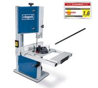 SCHEPPACH Scie a ruban 500W avec volants 250mm, guide parallele, guide d'angle et deuxieme lame incluse - HBS261