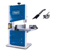 Sierra de cinta para cortar madera 350W 80x200 con accesorios Scheppach hbs25