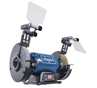 Scheppach - sm150lb - esmeriladora de banco doble mixta - muelas k36 y