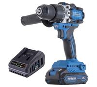 Scheppach Taladro atornillador de impacto con batería BC-CD70SC-X con 70 Nm par | Número de impacto 1800-27000bpm | Portabrocas 2-13 mm | Niveles 20+1+1 | Serie IXES de 20 V | (con batería de 2 Ah y